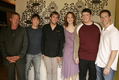 Erica Leerhsen, Matt Lendach, Paul Shields, Eric Szmanda, Tom Zuber and Josh Lawler at event of Little Athens (2005)