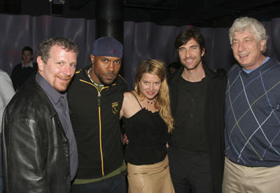 Dylan McDermott, Chris Bongirne, Danny Green, Avi Lerner and Heidi Jo Markel at event of The Tenants (2005)