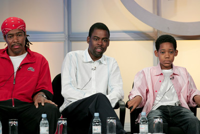 Chris Rock, Ali LeRoi and Tyler James Williams at event of Everybody Hates Chris (2005)