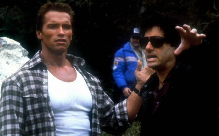 Arnold Schwarzenegger & director Mark. L Lester