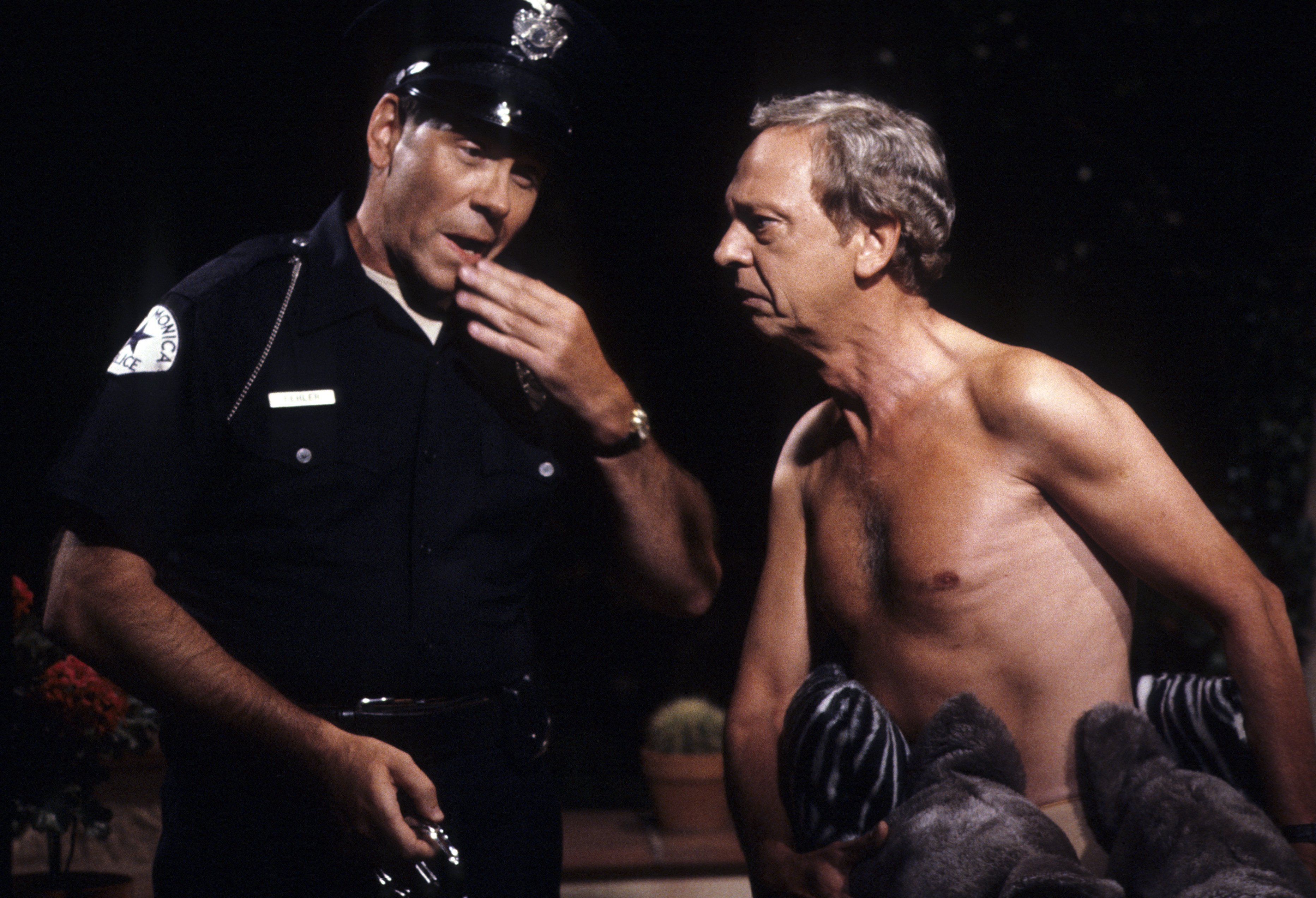 Still of Don Knotts and Ken Letner in Three's Company (1977)