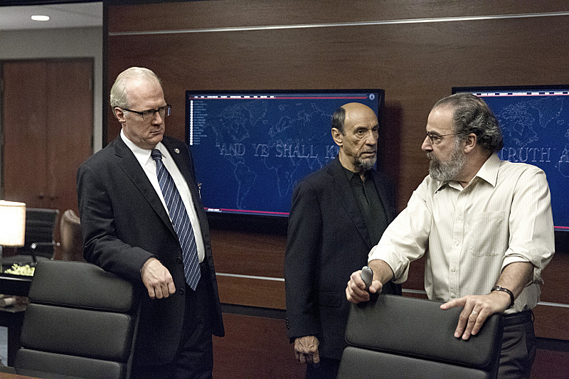 Still of F. Murray Abraham, Mandy Patinkin and Tracy Letts in Tevyne: Gerontion (2013)