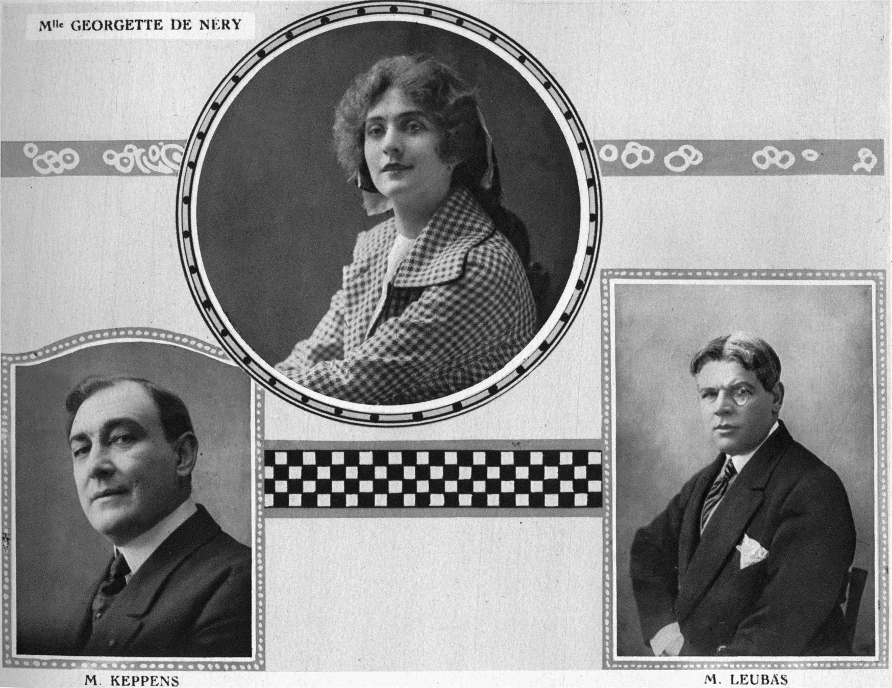 Still of Louis Leubas and Georgette De Nerys in La nouvelle mission de Judex (1917)