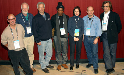 Charles Burnett, Alex Gibney and Marc Levin at event of The Blues (2003)