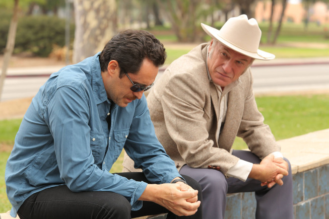 Still of Ted Levine and Marco Ruiz in The Bridge (2013)