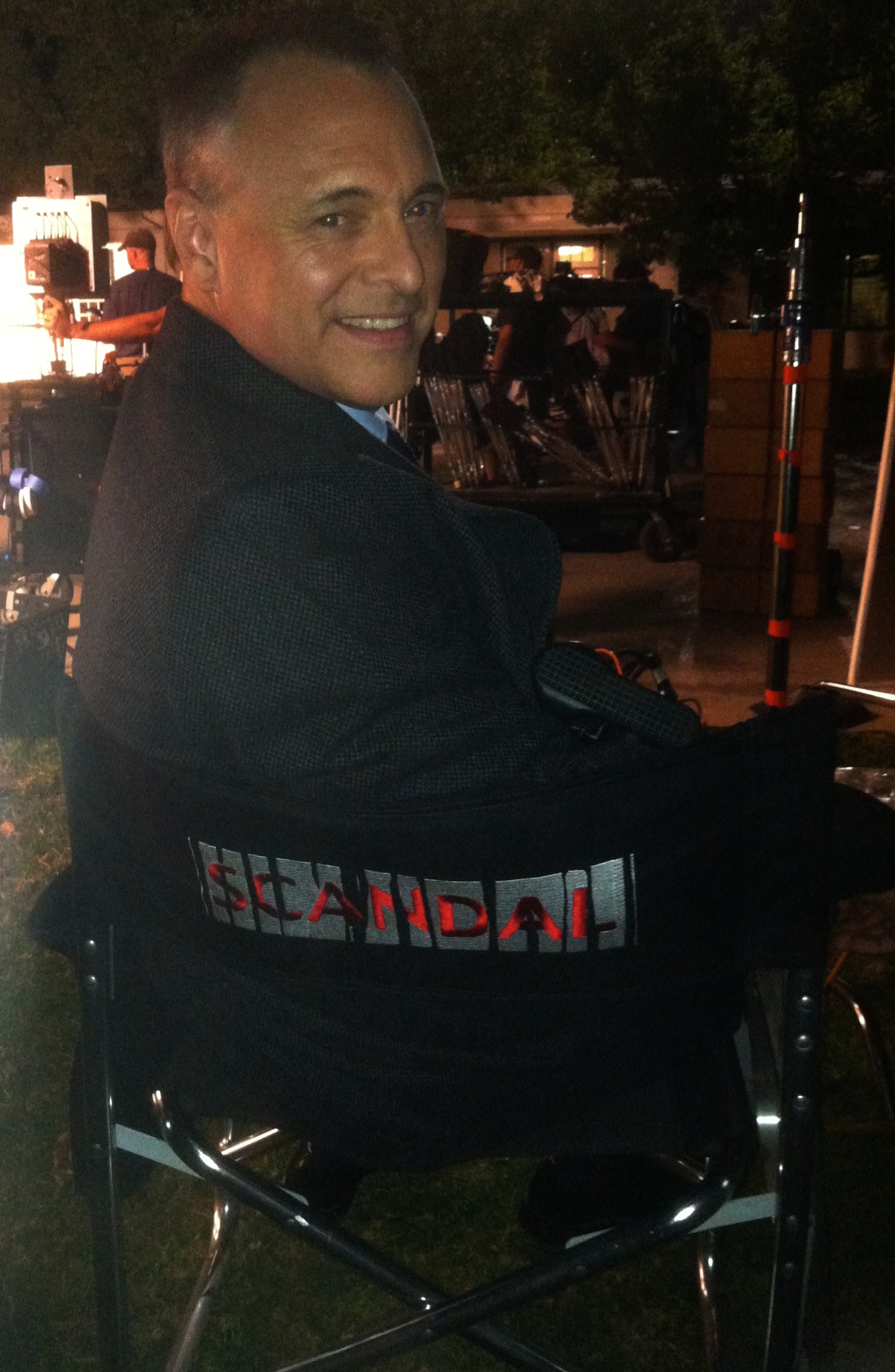 On the set of Scandal, 2012