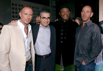 Samuel L. Jackson, Miguel Ferrer, Luke Goss and Eugene Levy at event of Tikras vyras (2005)