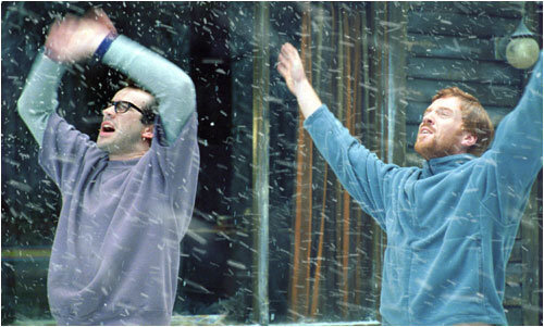 Still of Jason Lee and Damian Lewis in Dreamcatcher (2003)
