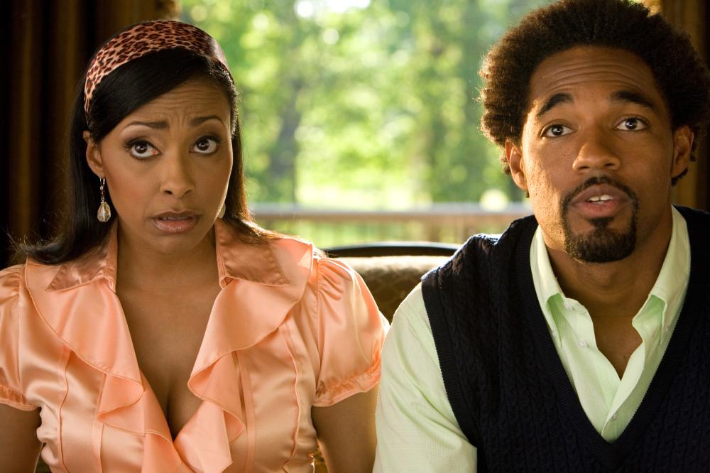 Still of Jazsmin Lewis and Jason George in Three Can Play That Game