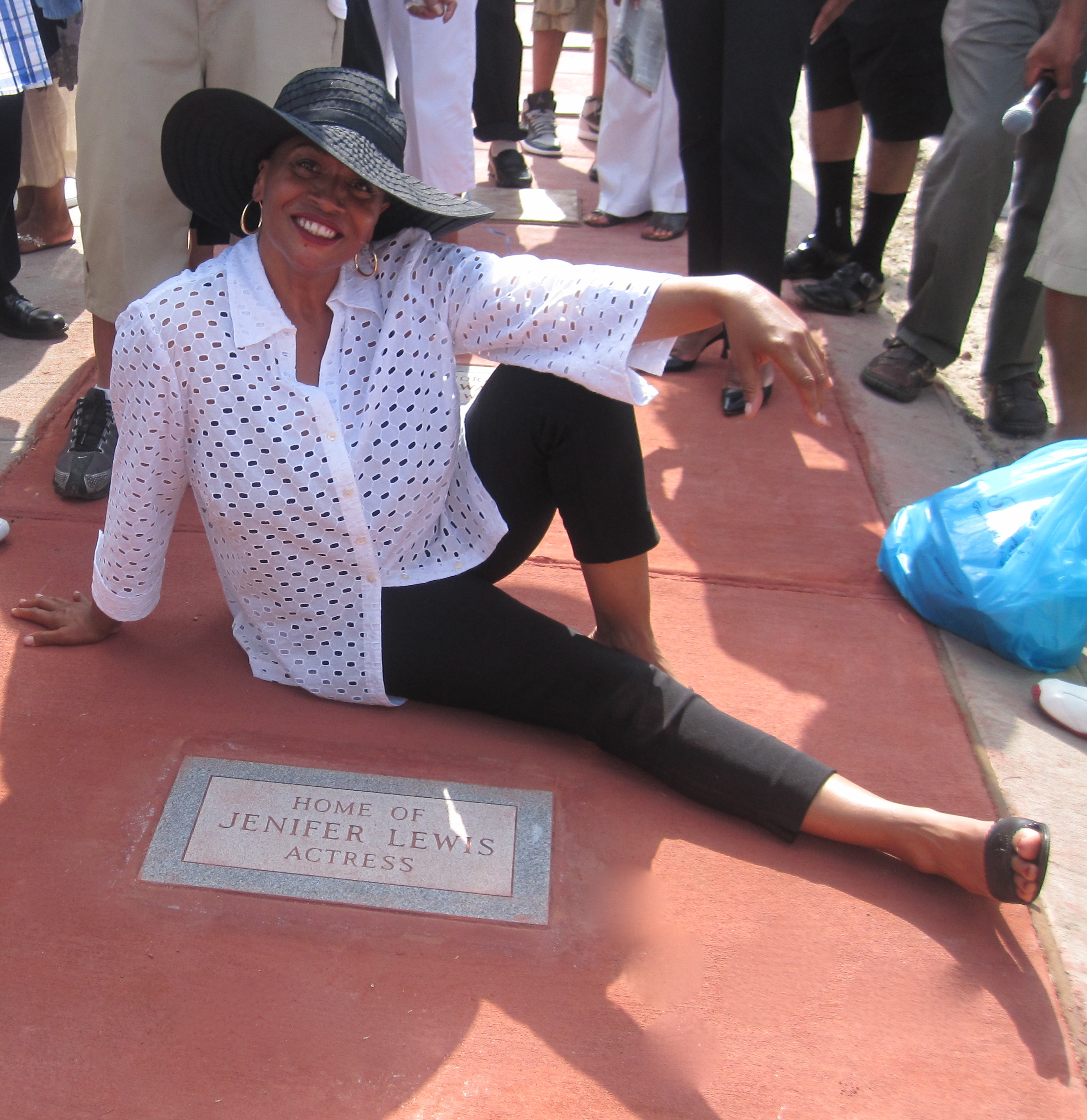 Jenifer Lewis at a hometown dedication in Kinloch, Missouri.