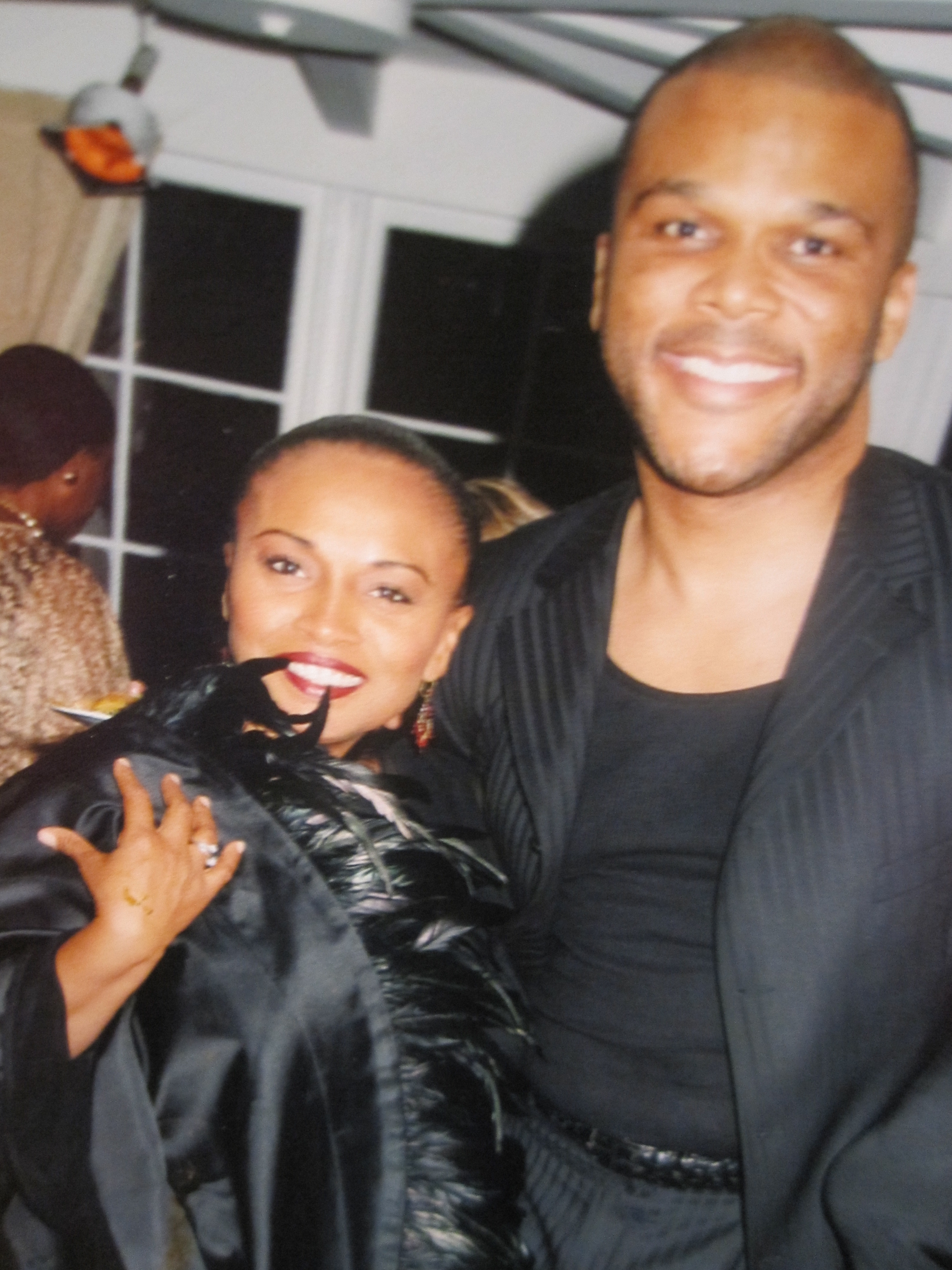 Jenifer Lewis with Tyler Perry.