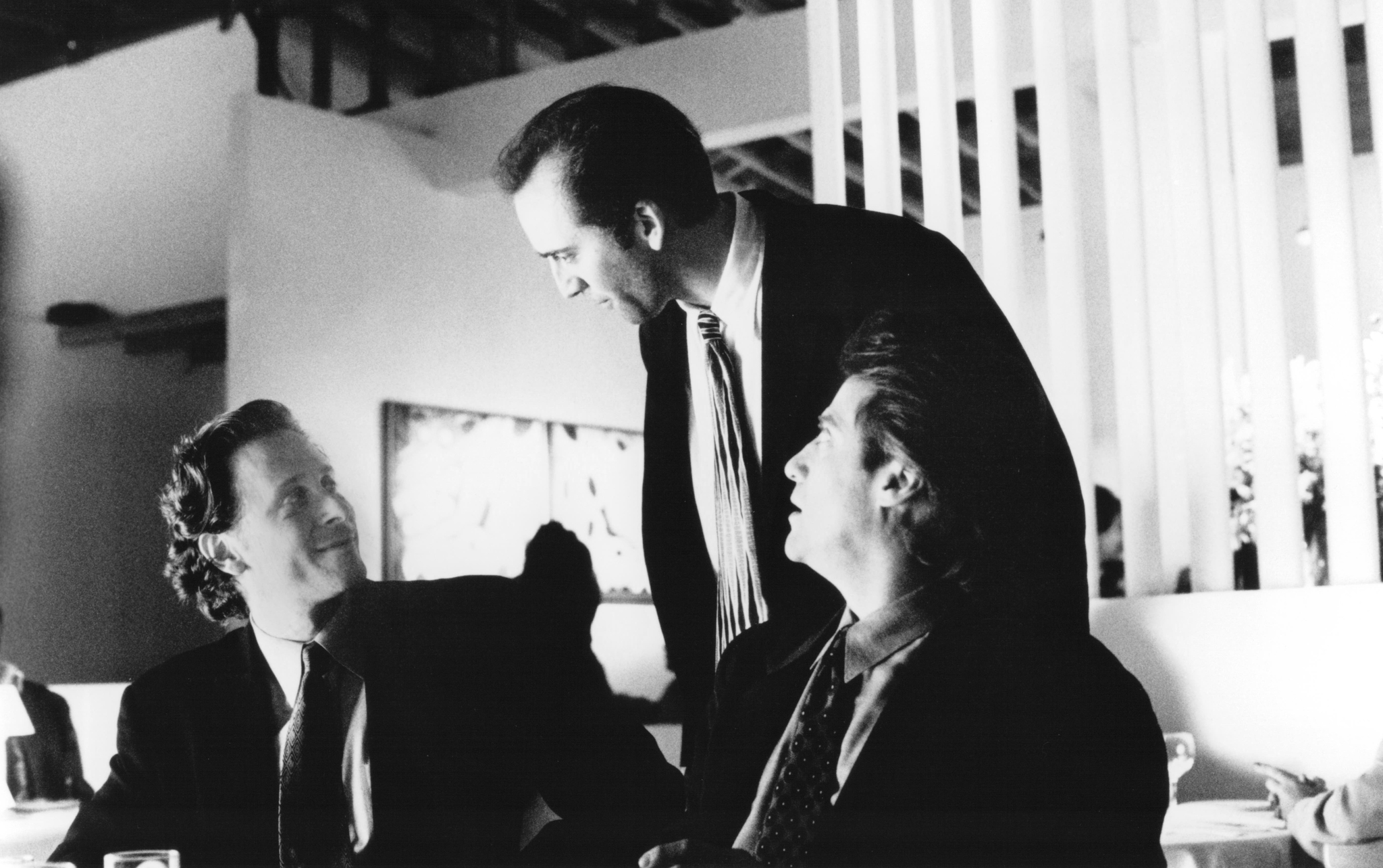 Still of Nicolas Cage, Steven Weber and Richard Lewis in Leaving Las Vegas (1995)