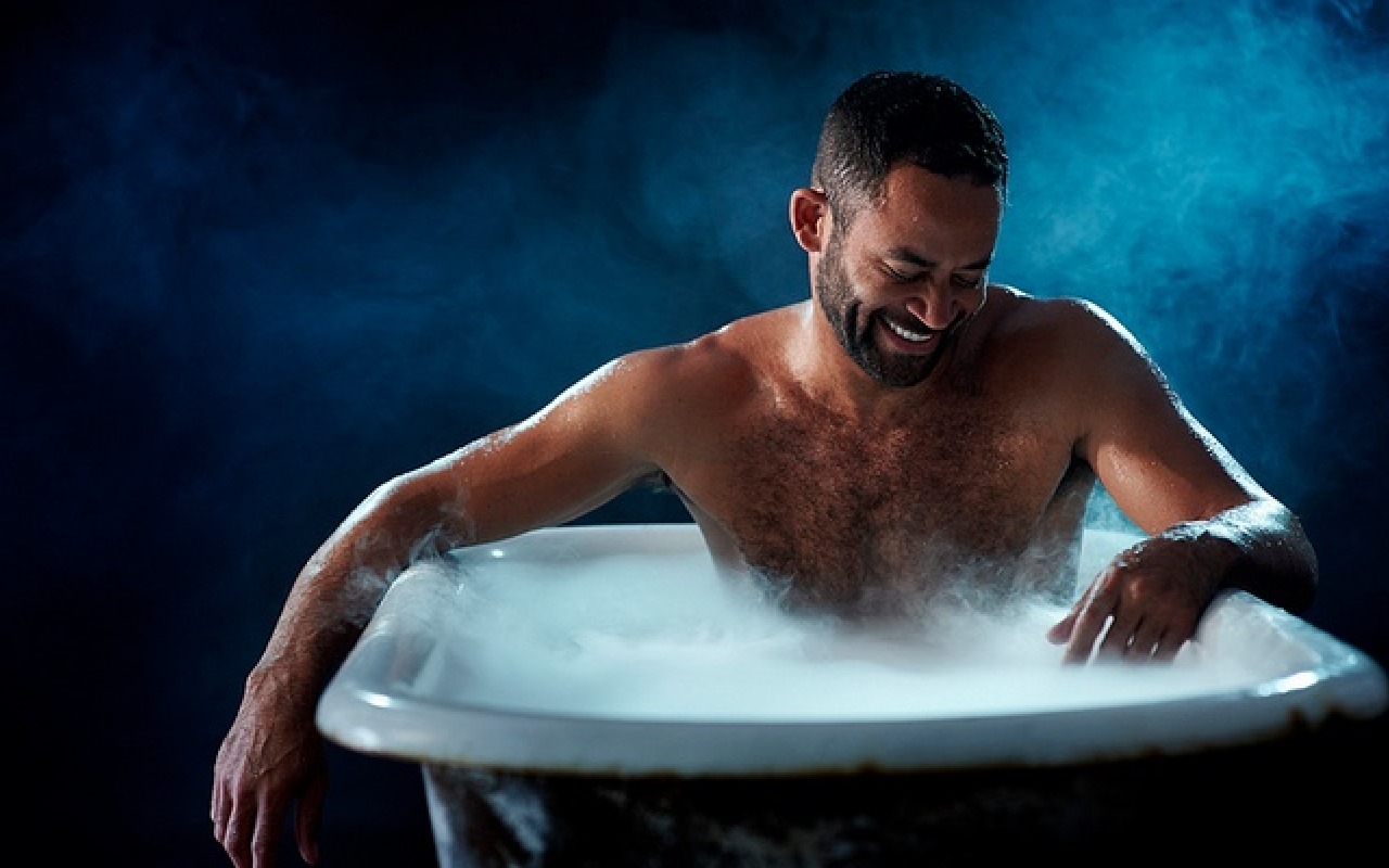 In The Tub 2 photo shoot 2014. All proceeds benefit cancer research.