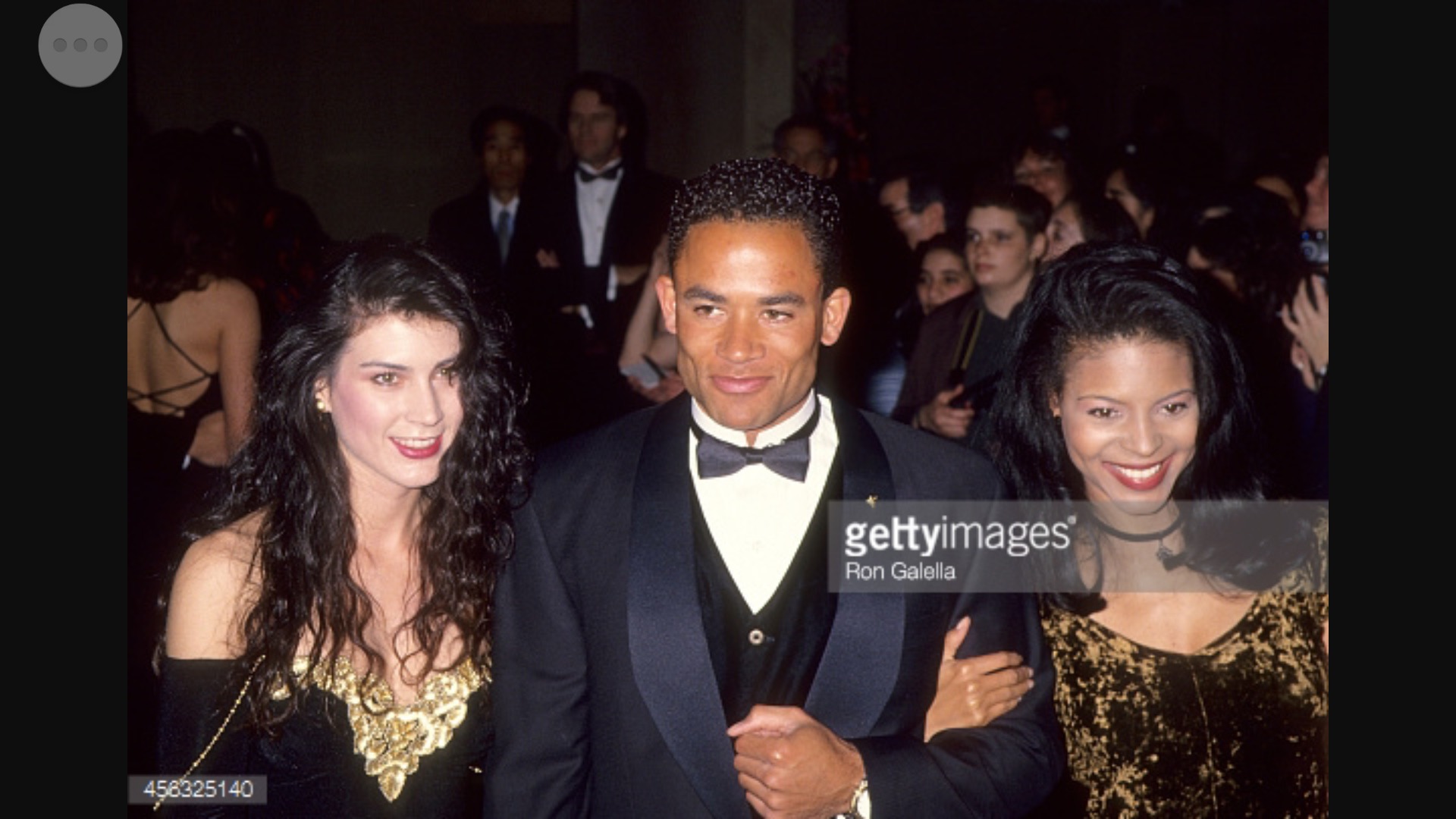 Rene Jones, Brenda Balart Brown and Thyme Lewis on red carpet, Emmy's in NYC 1996
