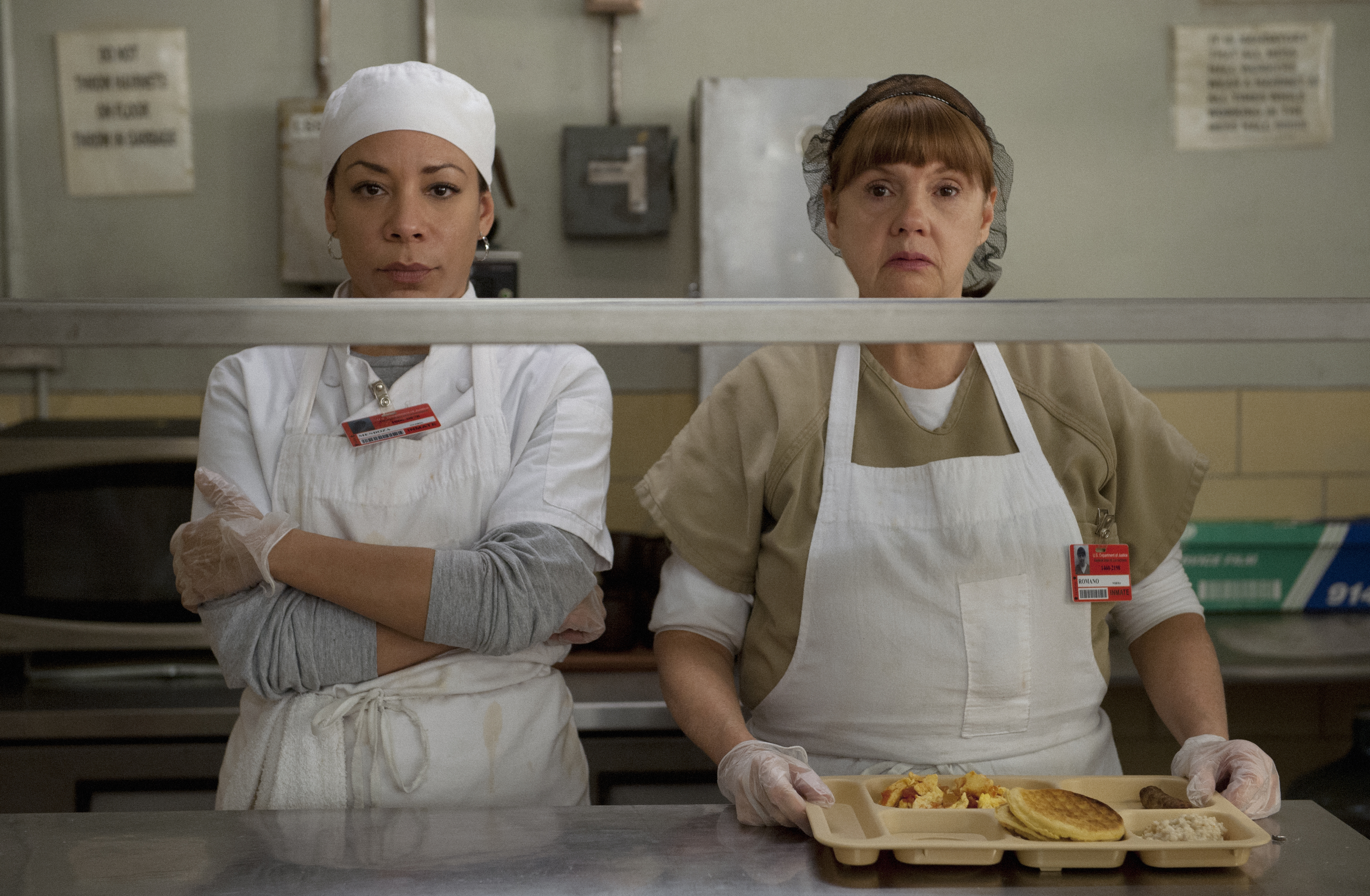 Still of Annie Golden and Selenis Leyva in Orange Is the New Black (2013)