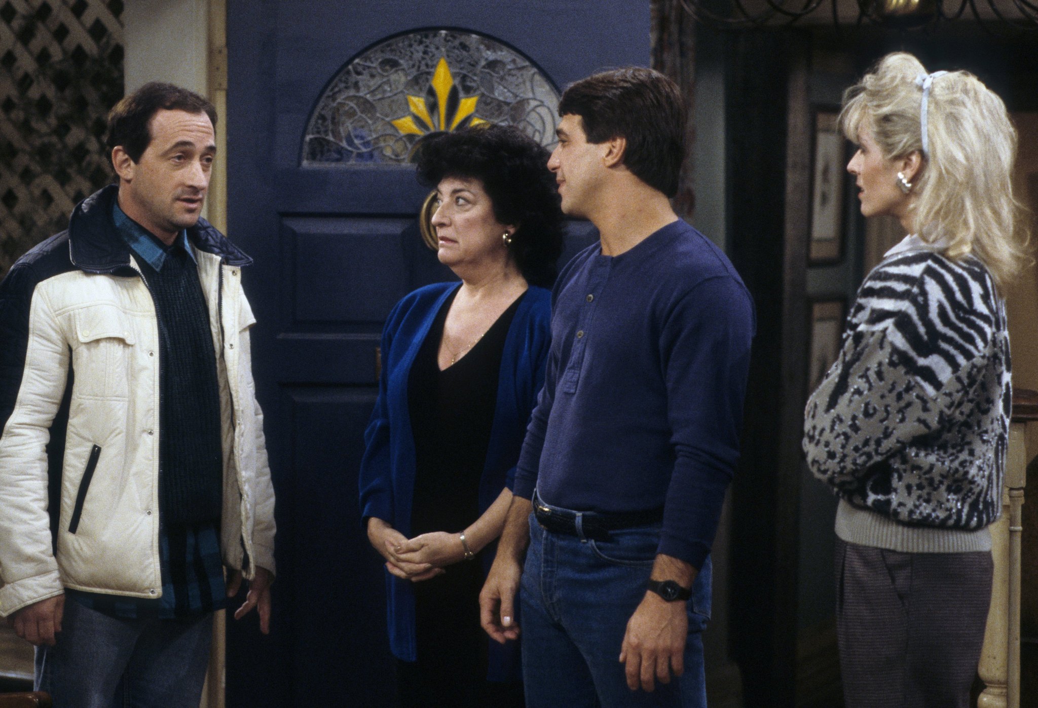 Still of Tony Danza, Rhoda Gemignani, Judith Light and Todd Susman in Who's the Boss? (1984)