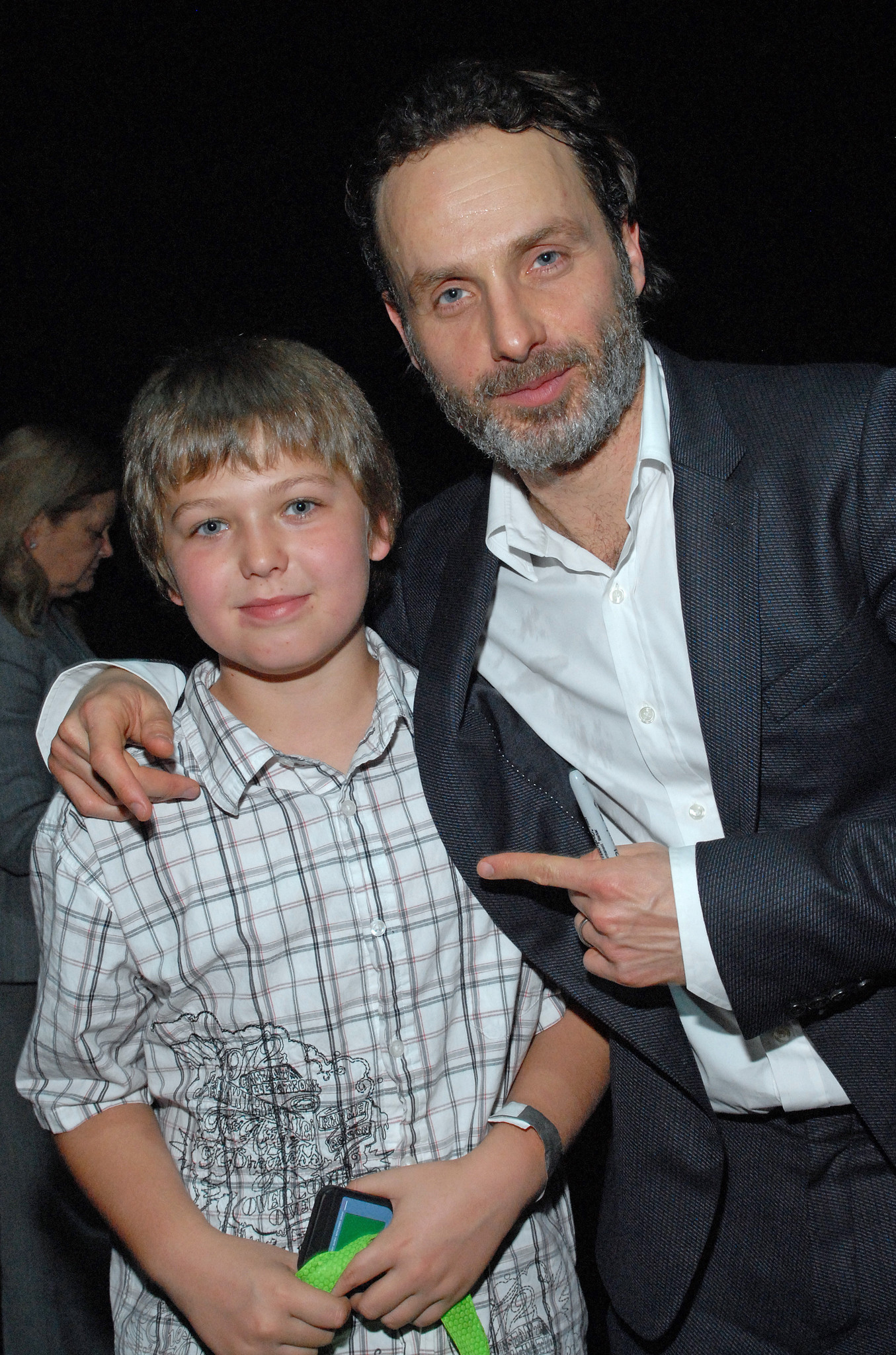 Andrew Lincoln at event of Vaiksciojantys negyveliai (2010)