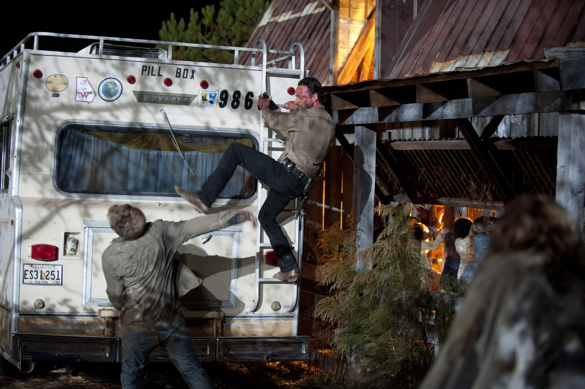 Still of Andrew Lincoln in Vaiksciojantys negyveliai (2010)