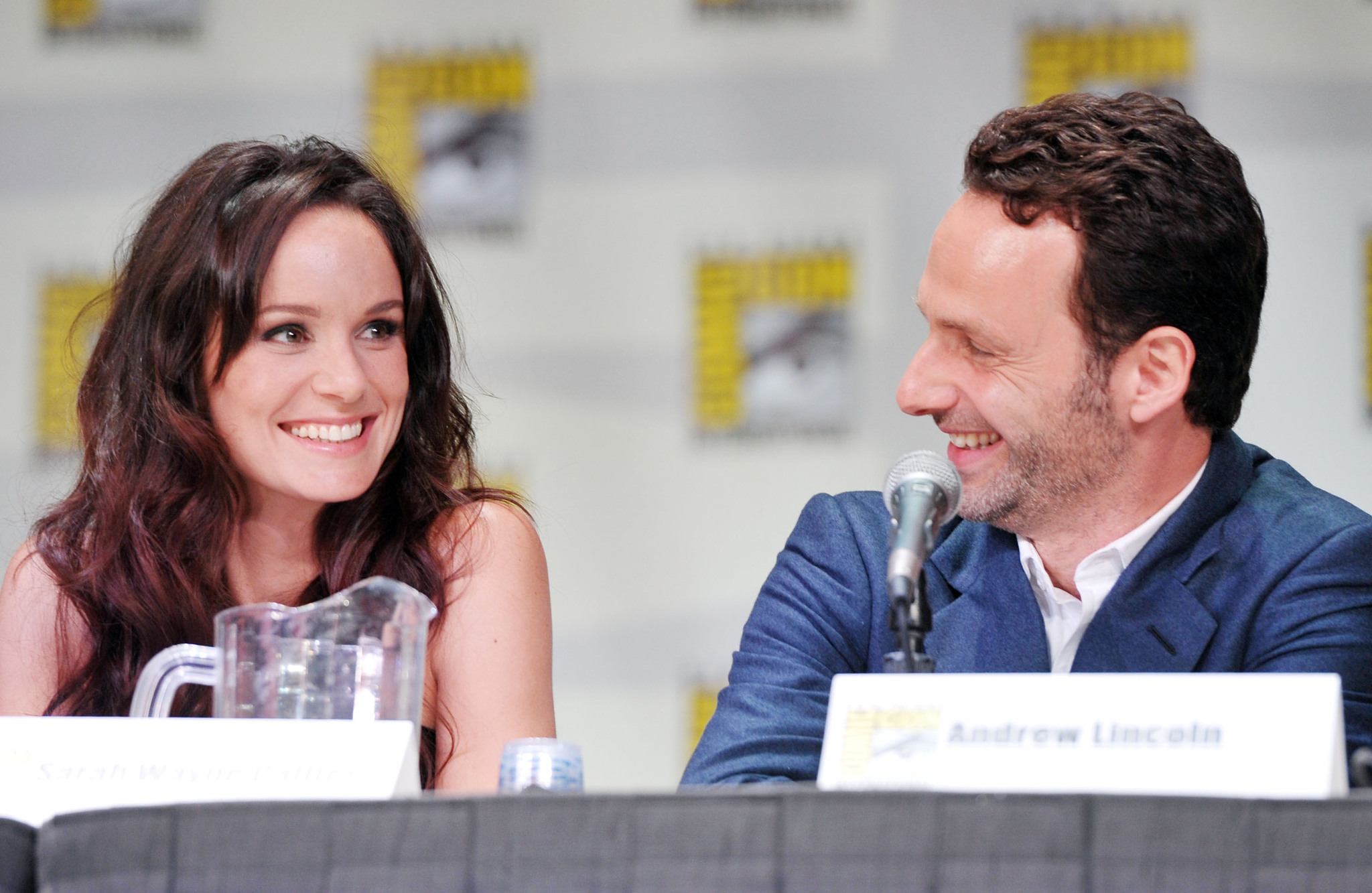 Andrew Lincoln and Sarah Wayne Callies