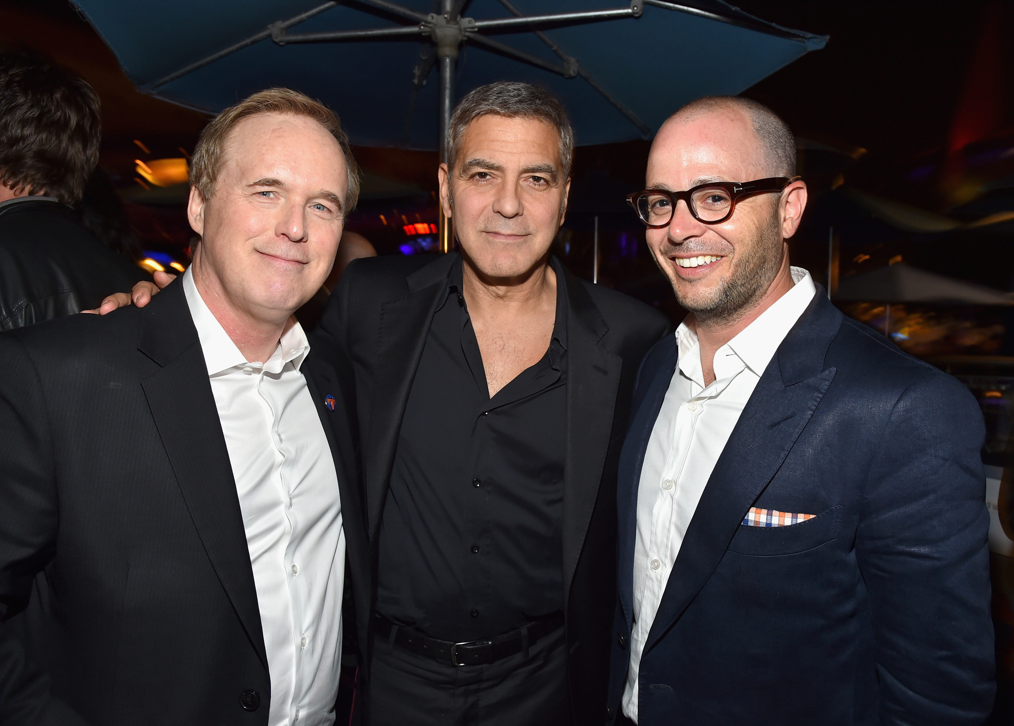 George Clooney, Brad Bird and Damon Lindelof at event of Rytojaus zeme (2015)