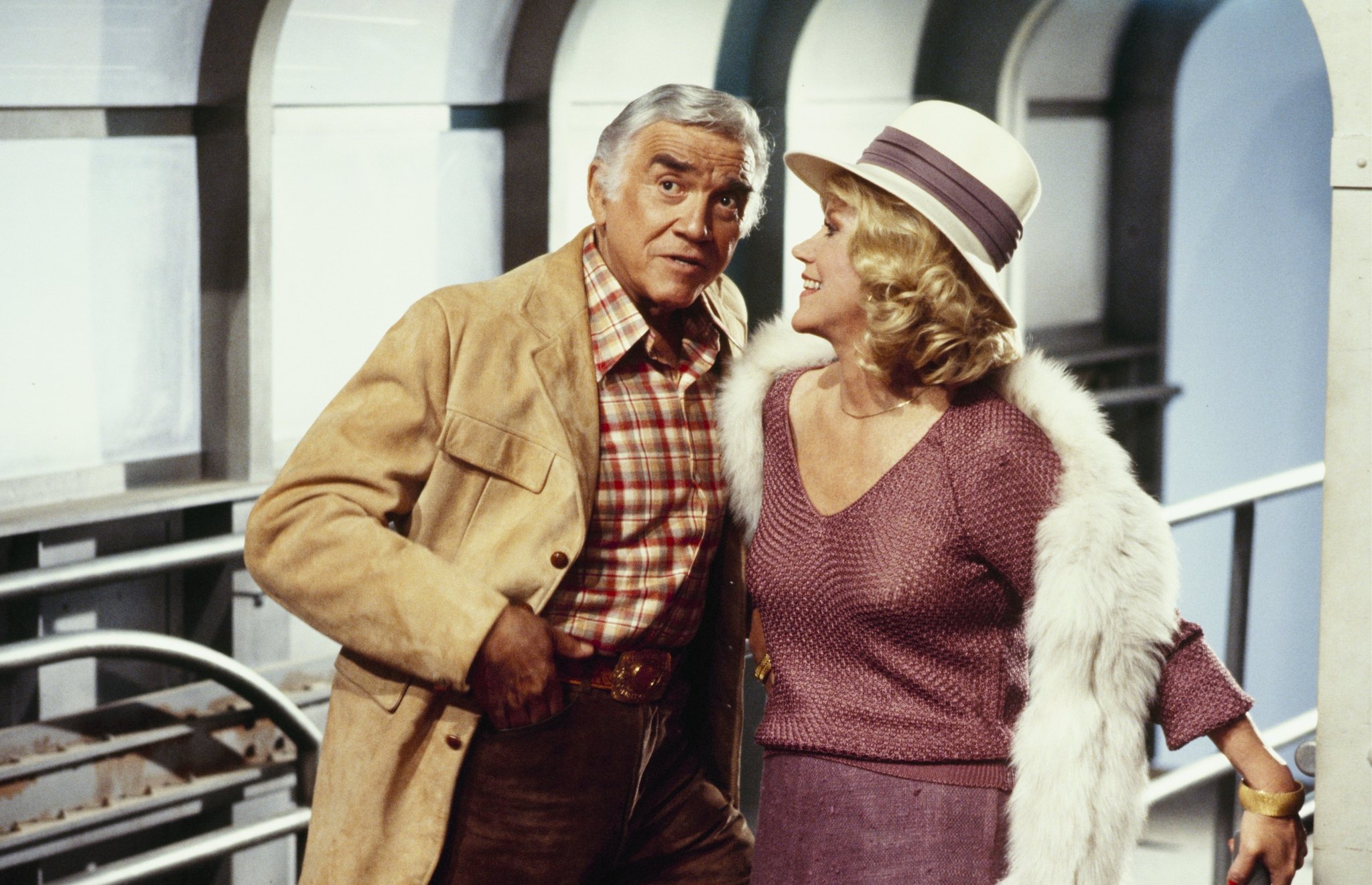 Still of Lorne Greene and Audra Lindley in The Love Boat (1977)