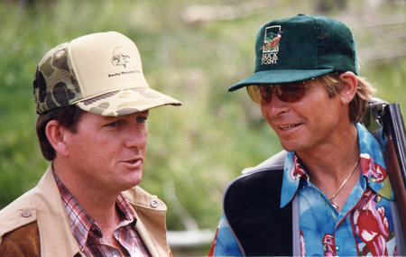 Rocky Mountain Trails Host, Larry Lindsey, and guest, John Denver. (1984)
