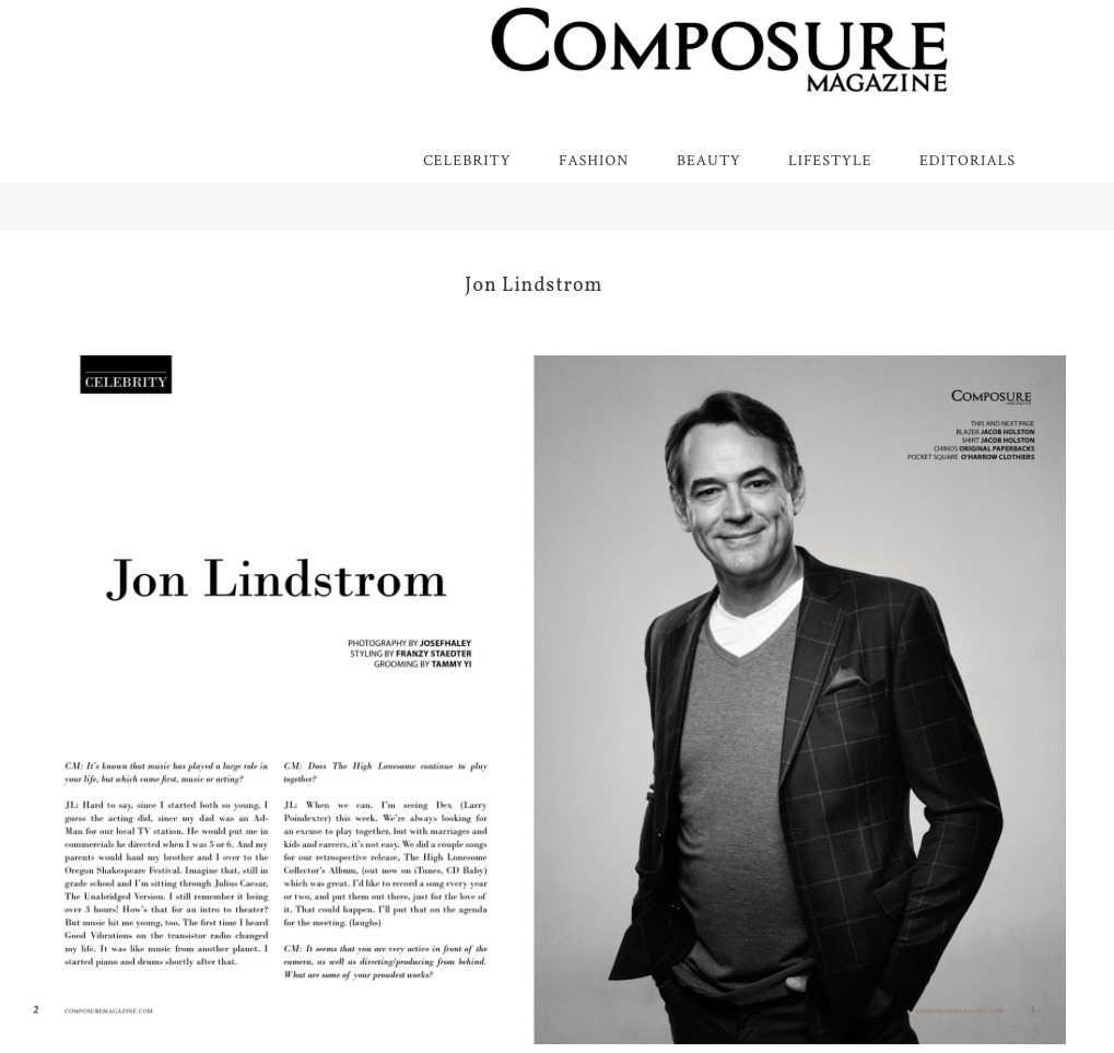 Jon Lindstrom - Composure Magazine