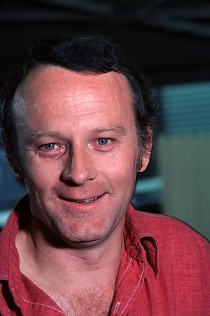 Larry Linville in his San Fernando valley workshop working on his Glider 1976