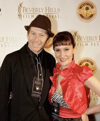 Directors Daniel Lir and Bayou Bennett at Beverly Hills Film Festival.