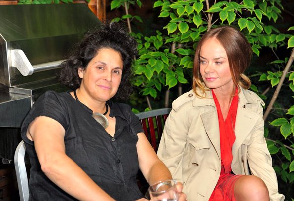 Director Jennifer Baichwal and director Nadia Litz attend TIFF Talent Lab opening party 2011