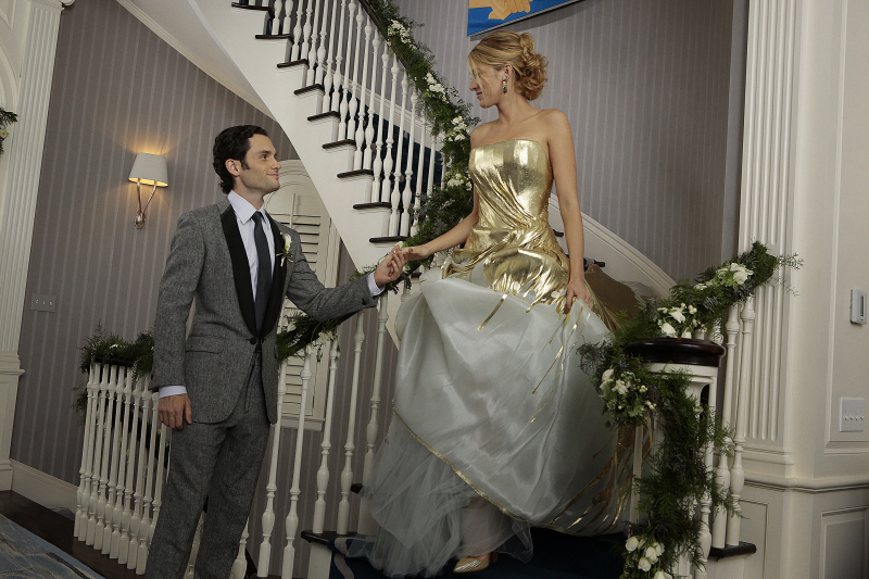 Still of Penn Badgley and Blake Lively in Liezuvautoja: New York, I Love You XOXO (2012)