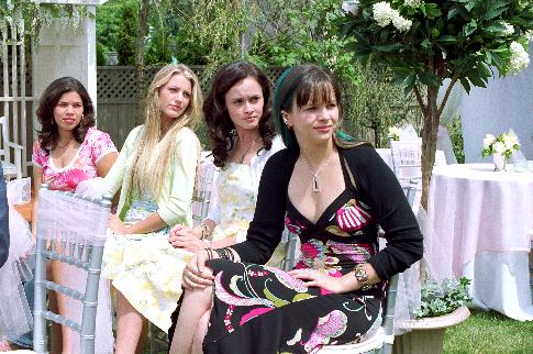 Still of Alexis Bledel, Blake Lively, Amber Tamblyn and America Ferrera in The Sisterhood of the Traveling Pants (2005)