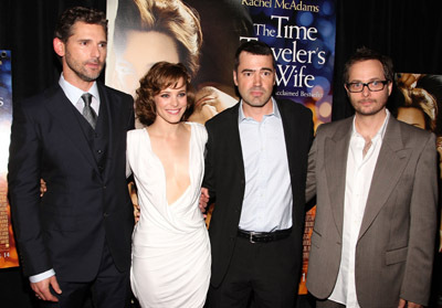 Eric Bana, Ron Livingston, Robert Schwentke and Rachel McAdams at event of The Time Traveler's Wife (2009)