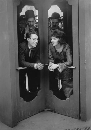 Harold Lloyd with Bebe Daniels circa 1919