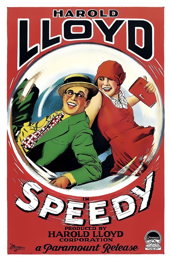 Ann Christy and Harold Lloyd in Speedy (1928)