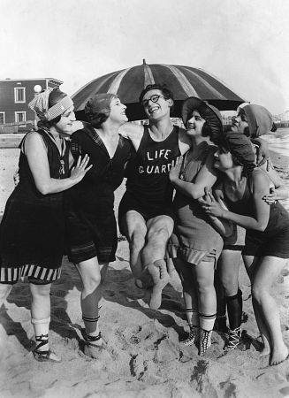 Harold Lloyd, BY THE SAD SEA WAVES, short, Pathe-Rolin, 1917, **I.V.