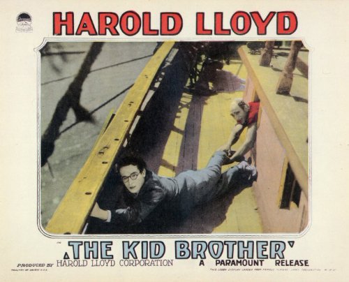Harold Lloyd and Constantine Romanoff in The Kid Brother (1927)