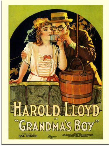 Mildred Davis and Harold Lloyd in Grandma's Boy (1922)