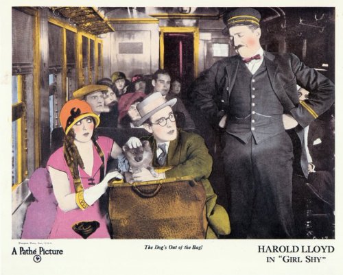Harold Lloyd, Jobyna Ralston and Charles Stevenson in Girl Shy (1924)