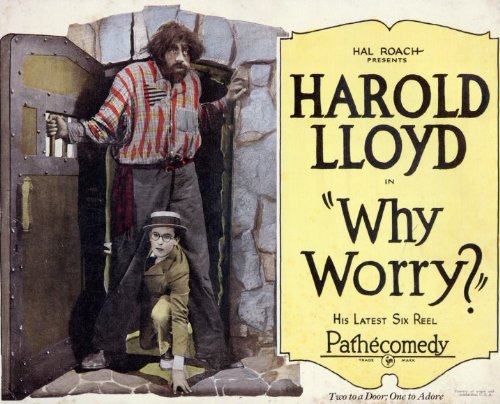 John Aasen and Harold Lloyd in Why Worry? (1923)