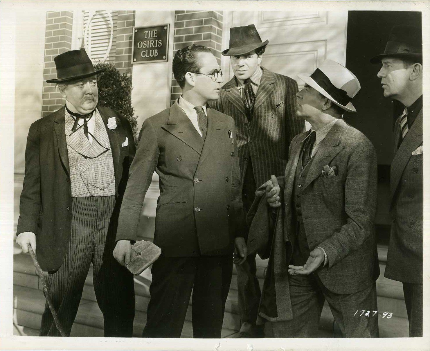 Still of Bud Geary, Harold Lloyd, Lionel Stander and Raymond Walburn in Professor Beware (1938)