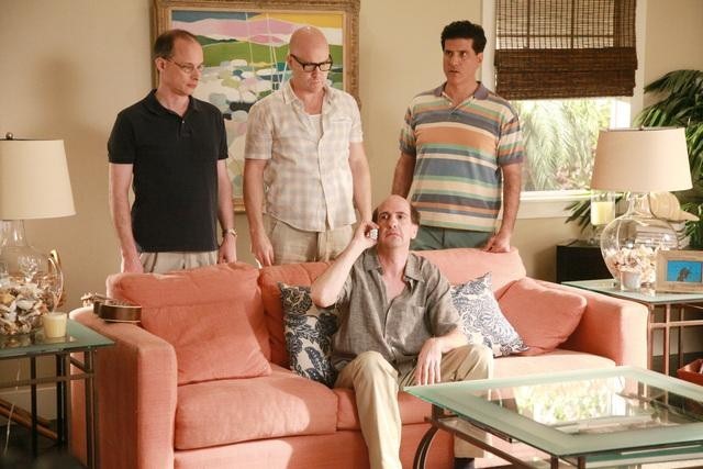 Still of Sam Lloyd, Philip McNiven and George Miserlis in Cougar Town (2009)
