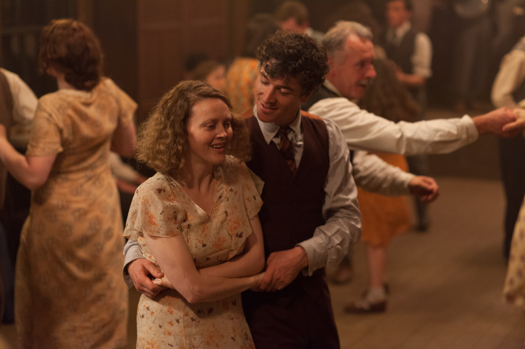 Still of Paul Laverty, Ken Loach and Rebecca O'Brien in Jimmy's Hall (2014)