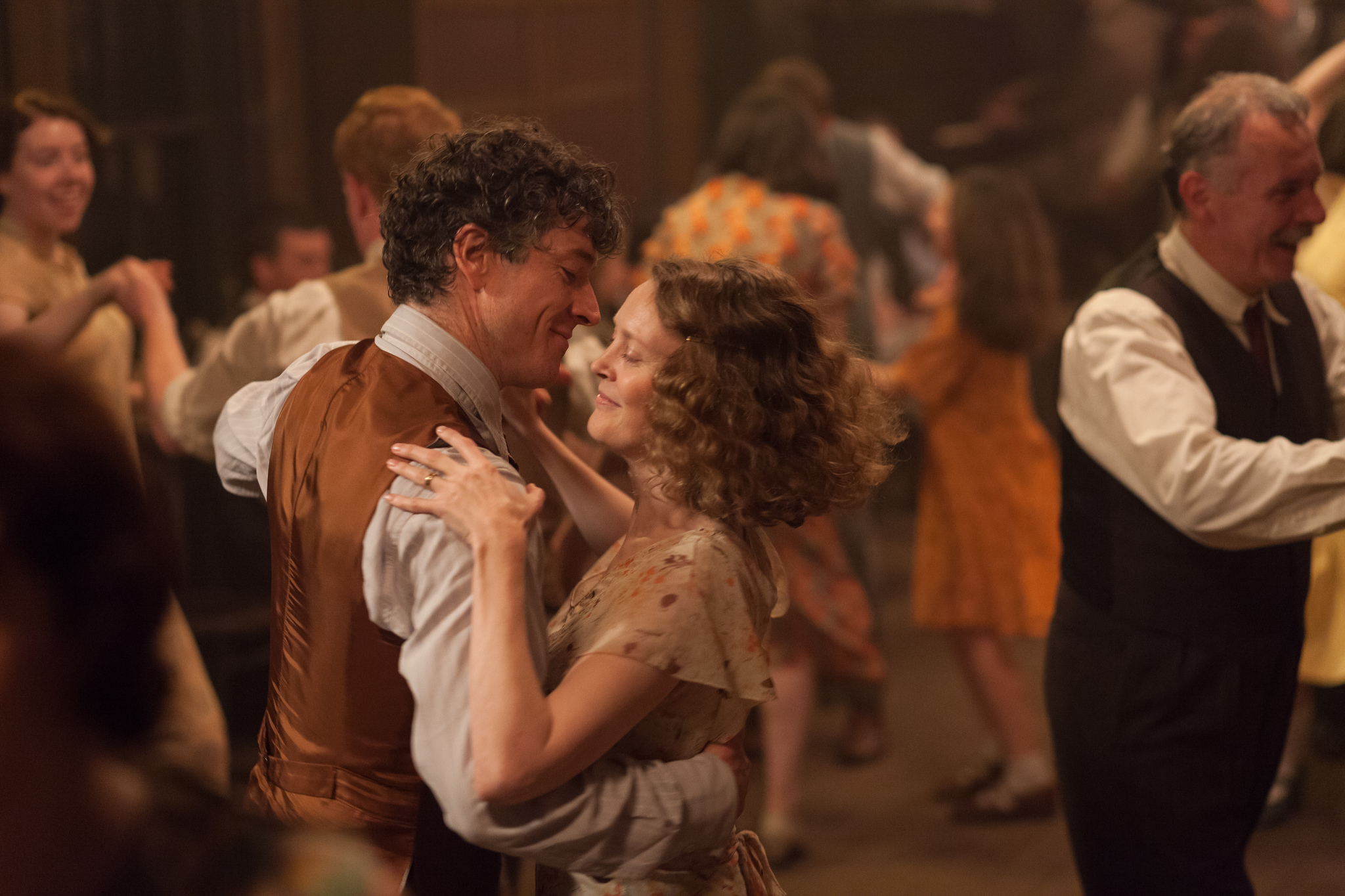 Still of Paul Laverty, Ken Loach and Rebecca O'Brien in Jimmy's Hall (2014)