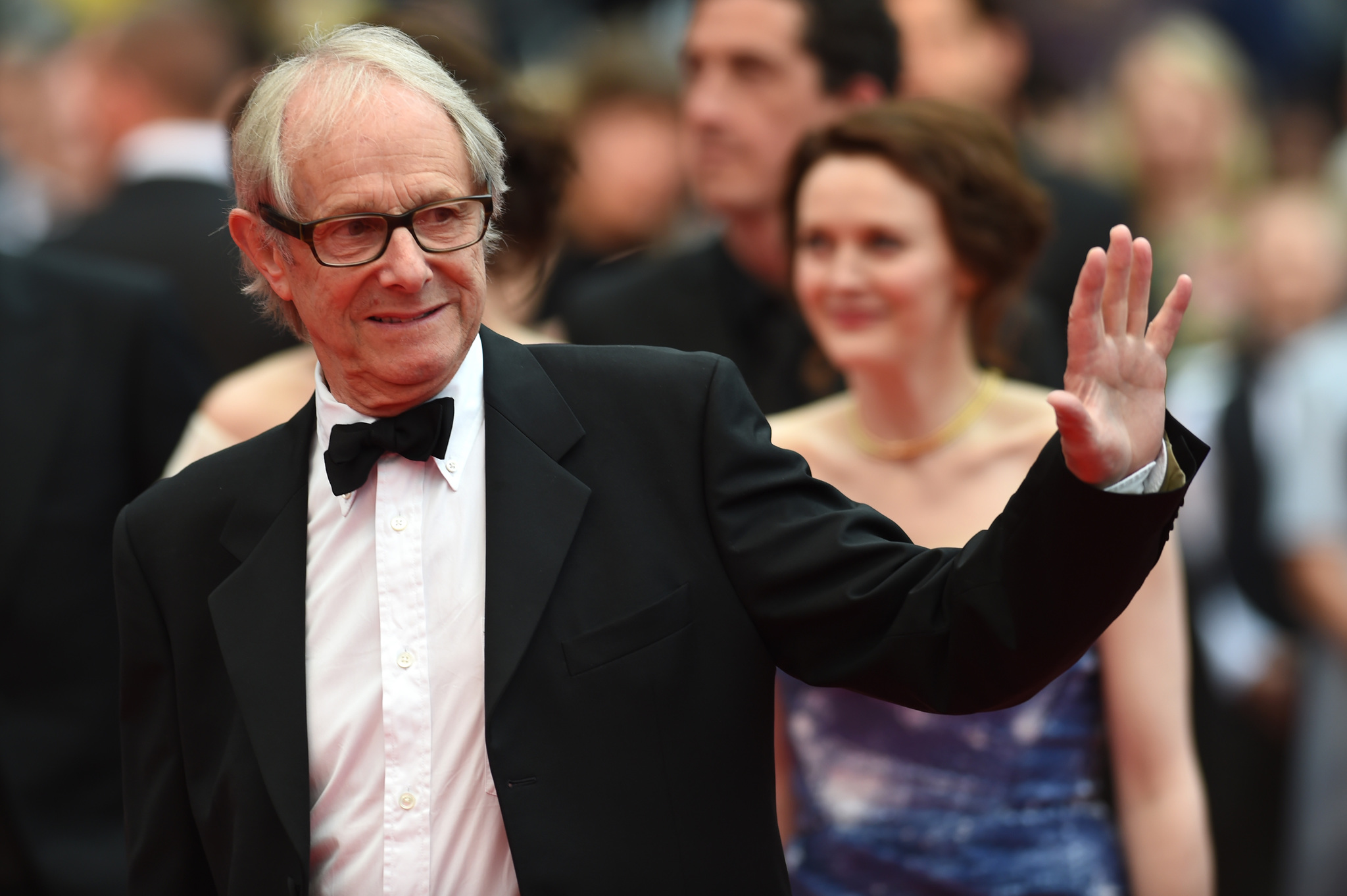Ken Loach and Simone Kirby at event of Jimmy's Hall (2014)