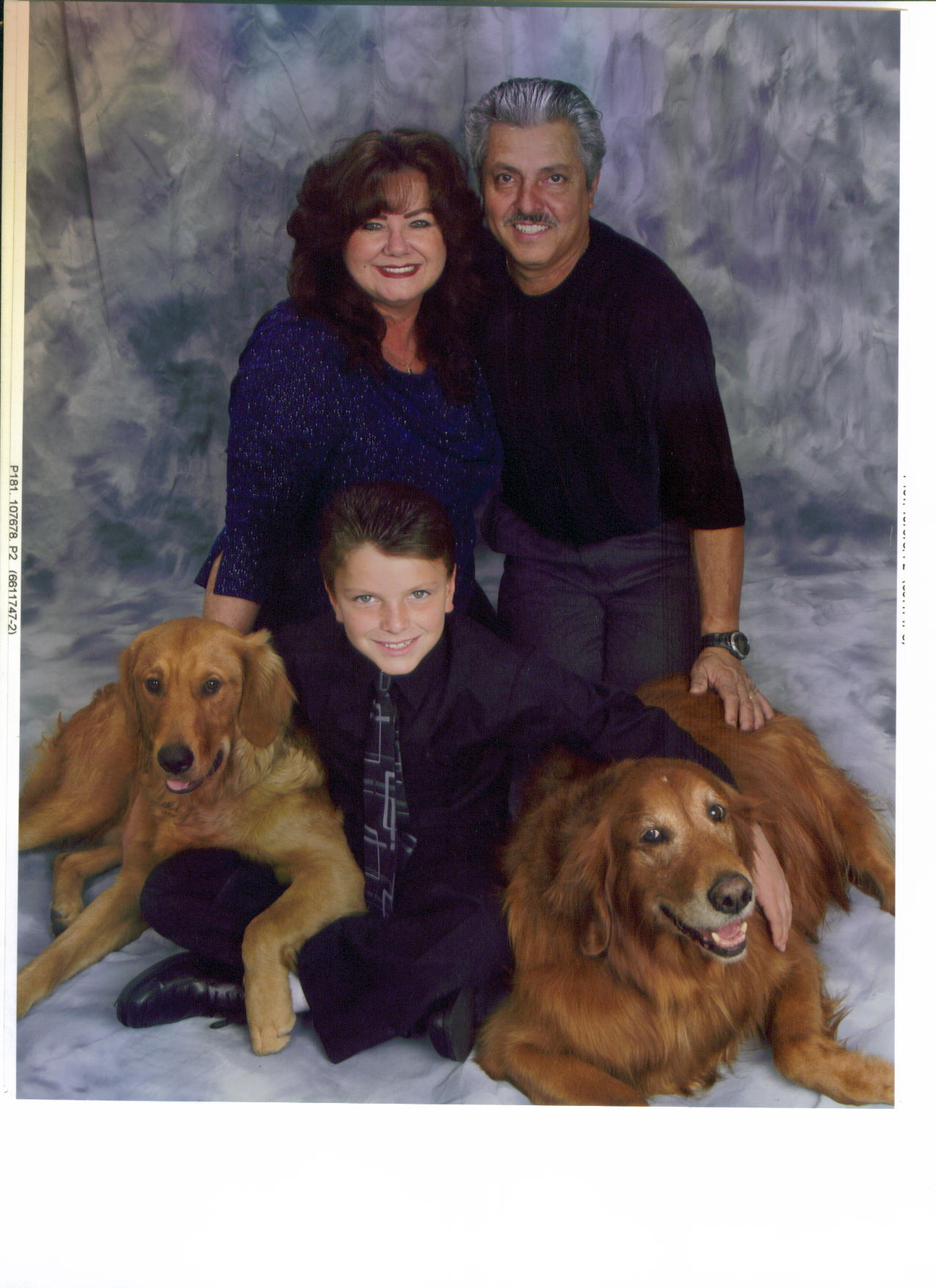 2007 Family Photo Tom, Tammy, Robby Valentino and Rusty