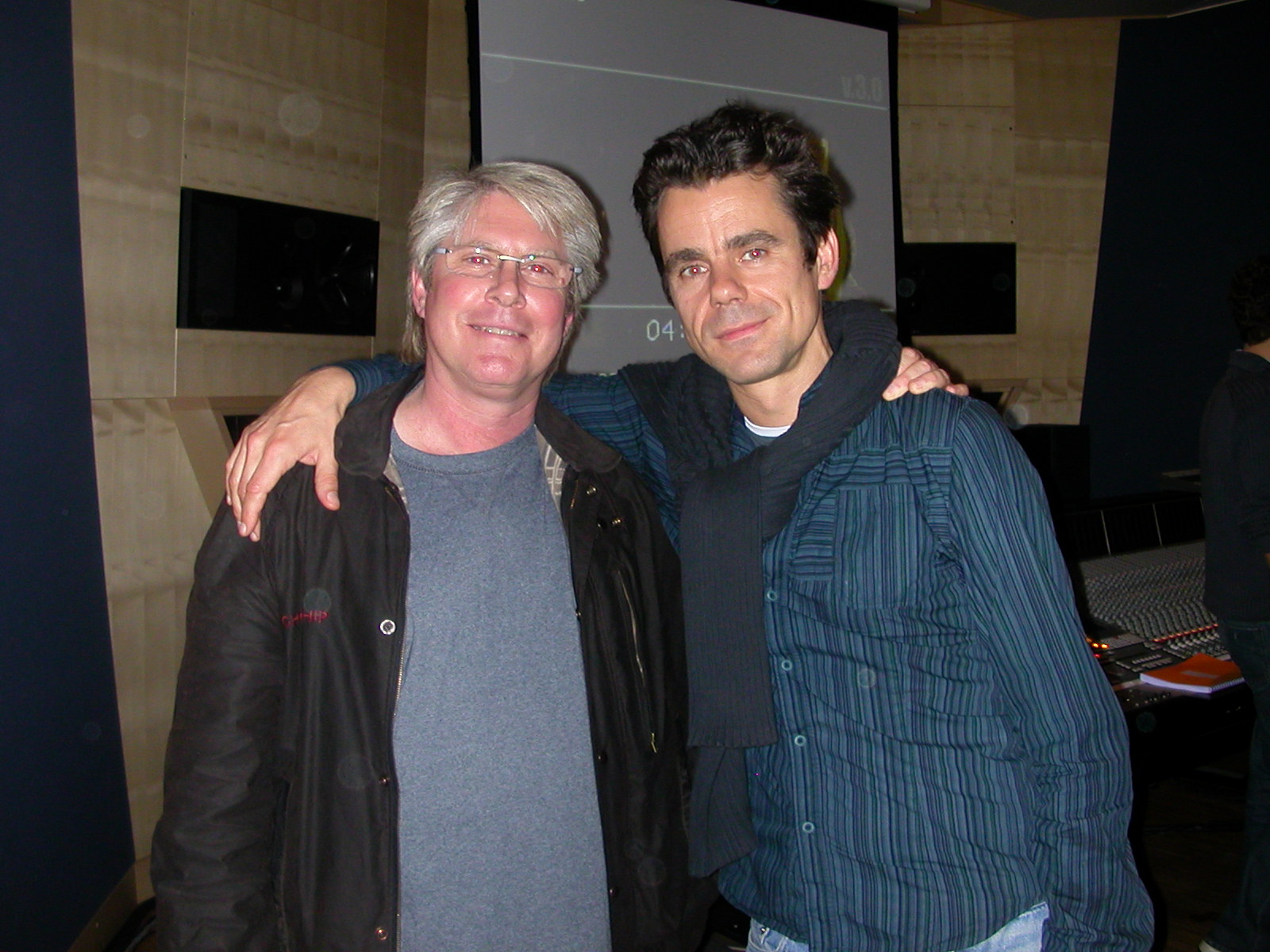 Tommy Lockett and Director Tom Tykwer, Berlin Germany