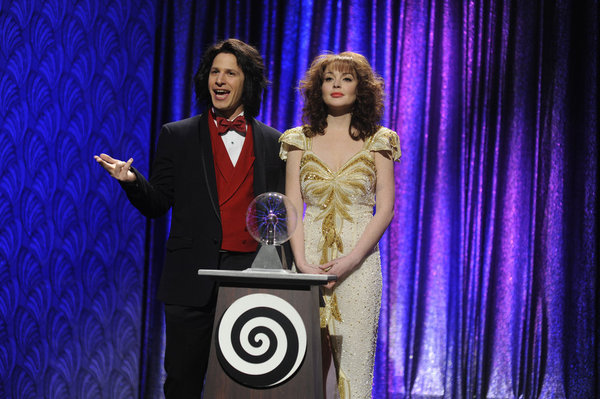 Still of Lindsay Lohan and Andy Samberg in Saturday Night Live (1975)