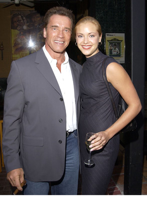 Arnold Schwarzenegger and Kristanna Loken
