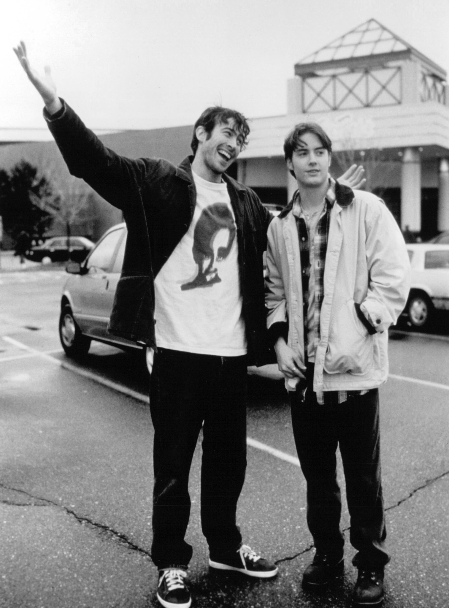 Still of Jason Lee and Jeremy London in Mallrats (1995)